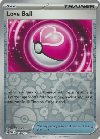 Love Ball Reverse Holo 156