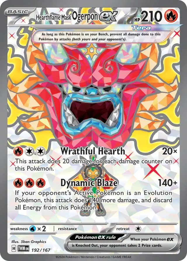 Hearthflame Mask Ogerpon ex 192 Normal