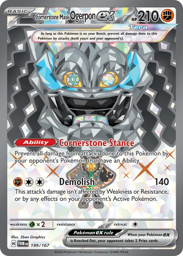 Cornerstone Mask Ogerpon ex 199 Normal