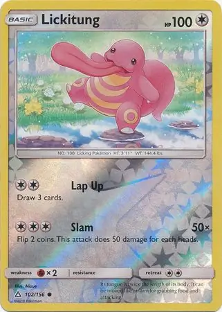 Lickitung Reverse Holo 102 Normal