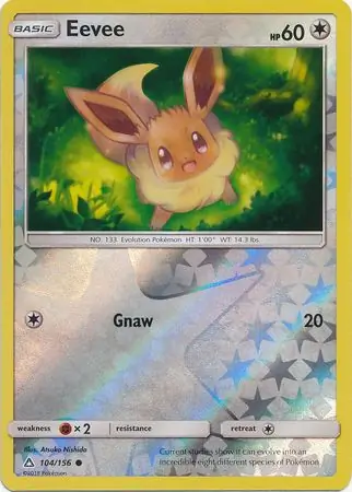 Eevee Reverse Holo 104 Normal