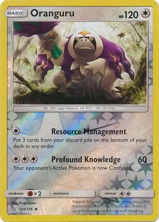 Oranguru Reverse Holo 114 Normal