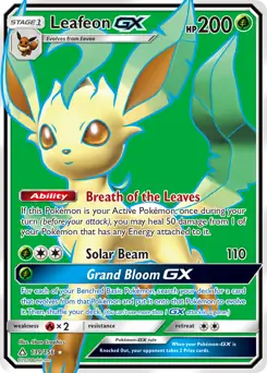 Full Art Leafeon GX 139 Normal