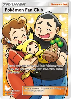 Full Art Pokemon Fan Club 155 Normal
