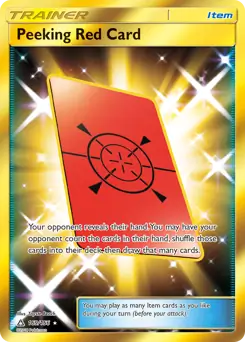 Peeking Red Card Secret 169