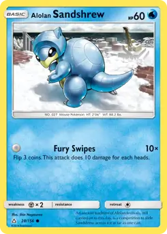 Alolan Sandshrew 28 Normal