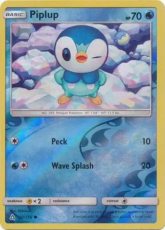 Piplup Reverse Holo 32 Normal