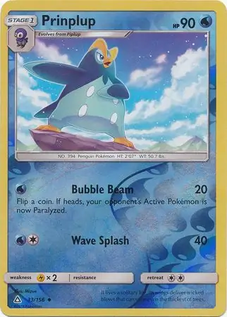Prinplup Reverse Holo 33 Normal