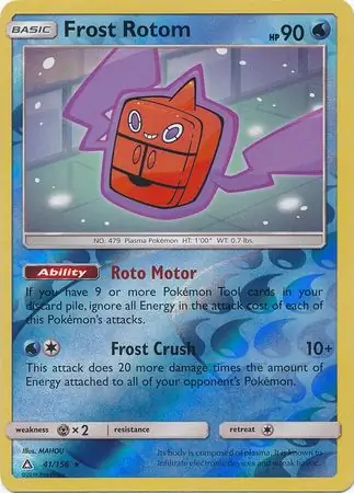 Frost Rotom Reverse Holo 41 Normal