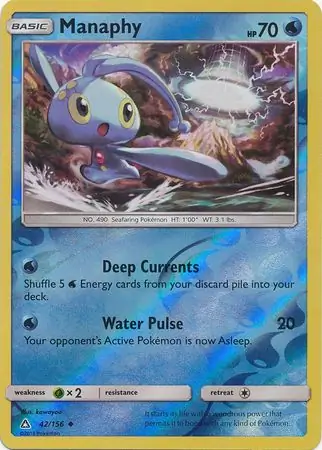Manaphy Reverse Holo 42