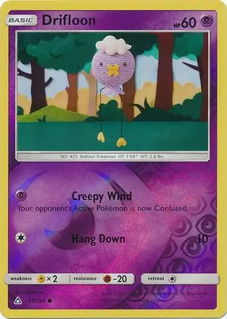 Drifloon Reverse Holo 51 Normal