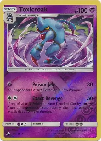 Toxicroak Reverse Holo 57