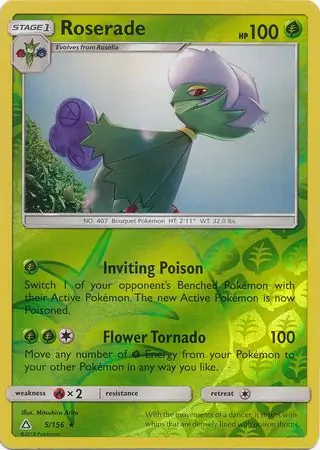 Roserade Reverse Holo 5 Normal