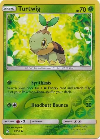 Turtwig Reverse Holo 6 Normal