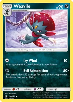 Weavile 74 Normal
