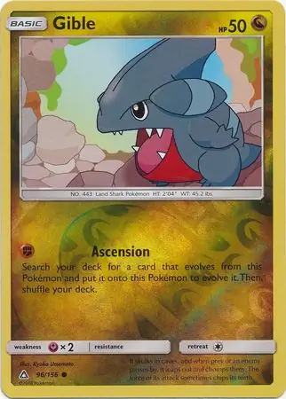 Gible Reverse Holo 96 Normal