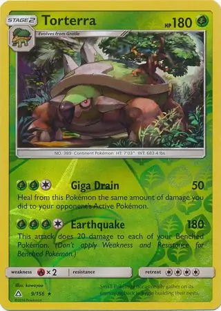 Torterra Reverse Holo 9 Normal