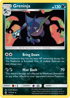 Greninja Holo 117