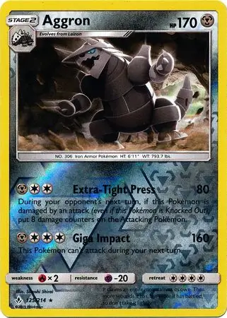 Aggron Reverse Holo 125