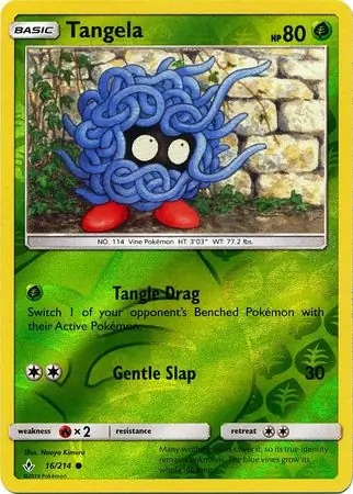 Tangela Reverse Holo 16 Normal