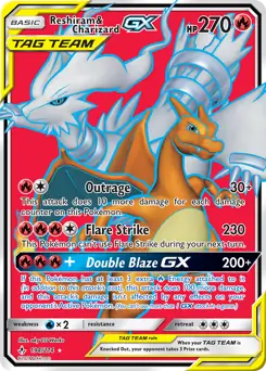 Full Art Reshiram & Charizard GX 194