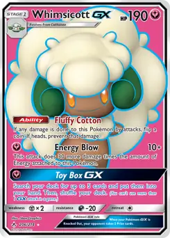 Full Art Whimsicott GX 206 Normal