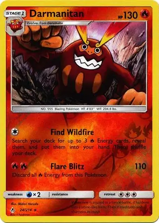 Darmanitan Reverse Holo 24 Normal