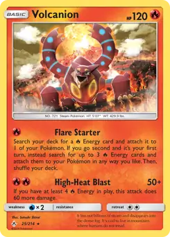 Volcanion Holo 25