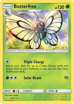 Butterfree 4 Normal