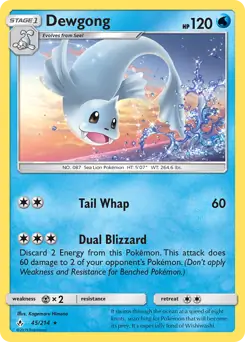 Dewgong 45 Normal