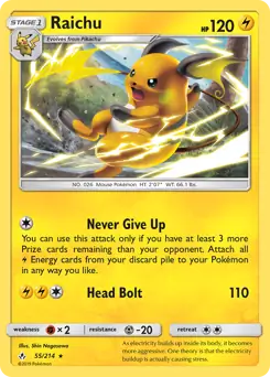 Raichu 55 Normal