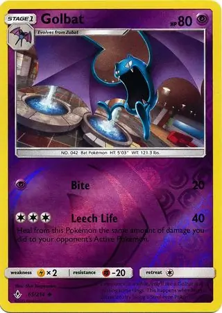 Golbat Reverse Holo 65 Normal