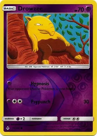 Drowzee Reverse Holo 71 Normal