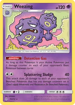Weezing 74 Normal