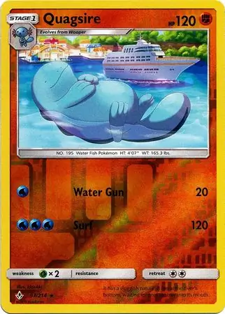 Quagsire Reverse Holo 97 Normal