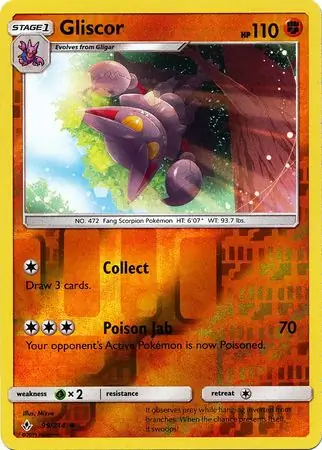 Gliscor Reverse Holo 99 Normal