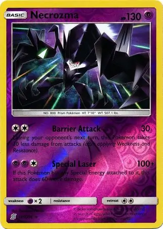 Necrozma Reverse Holo 101