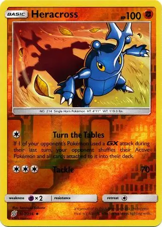 Heracross Reverse Holo 107