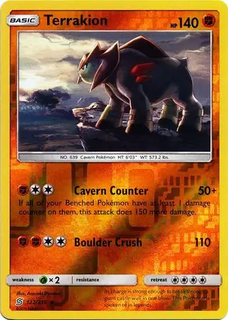 Terrakion Reverse Holo 122