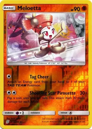 Meloetta Reverse Holo 123