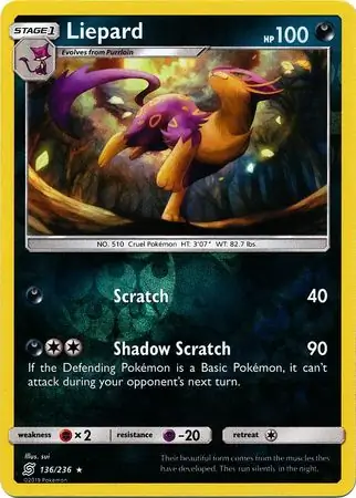 Liepard Reverse Holo 136