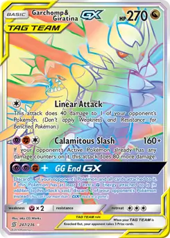 Garchomp & Giratina GX Secret 247 Normal
