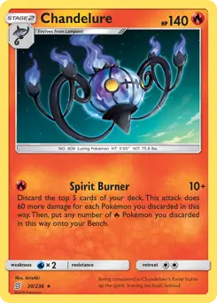 Chandelure Holo 30 Normal