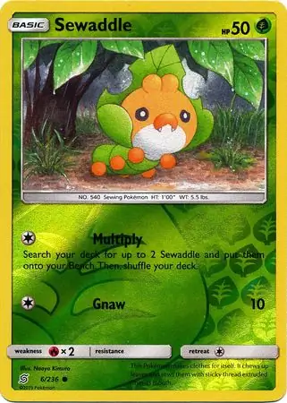 Sewaddle Reverse Holo 6 Normal
