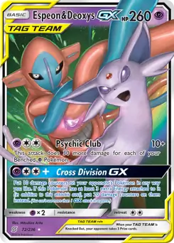 Espeon & Deoxys GX 72 Normal