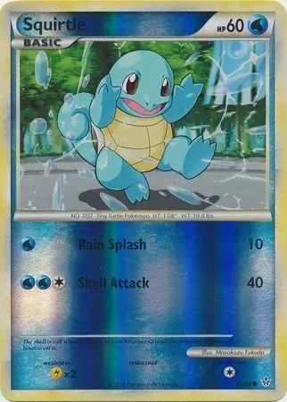 Squirtle Reverse Holo 63