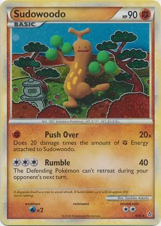 Sudowoodo Reverse Holo 9