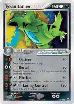 Tyranitar ex 111 Normal