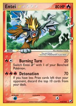 Entei Gold Star 113 Normal