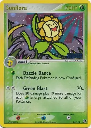 Sunflora Reverse Holo 16
